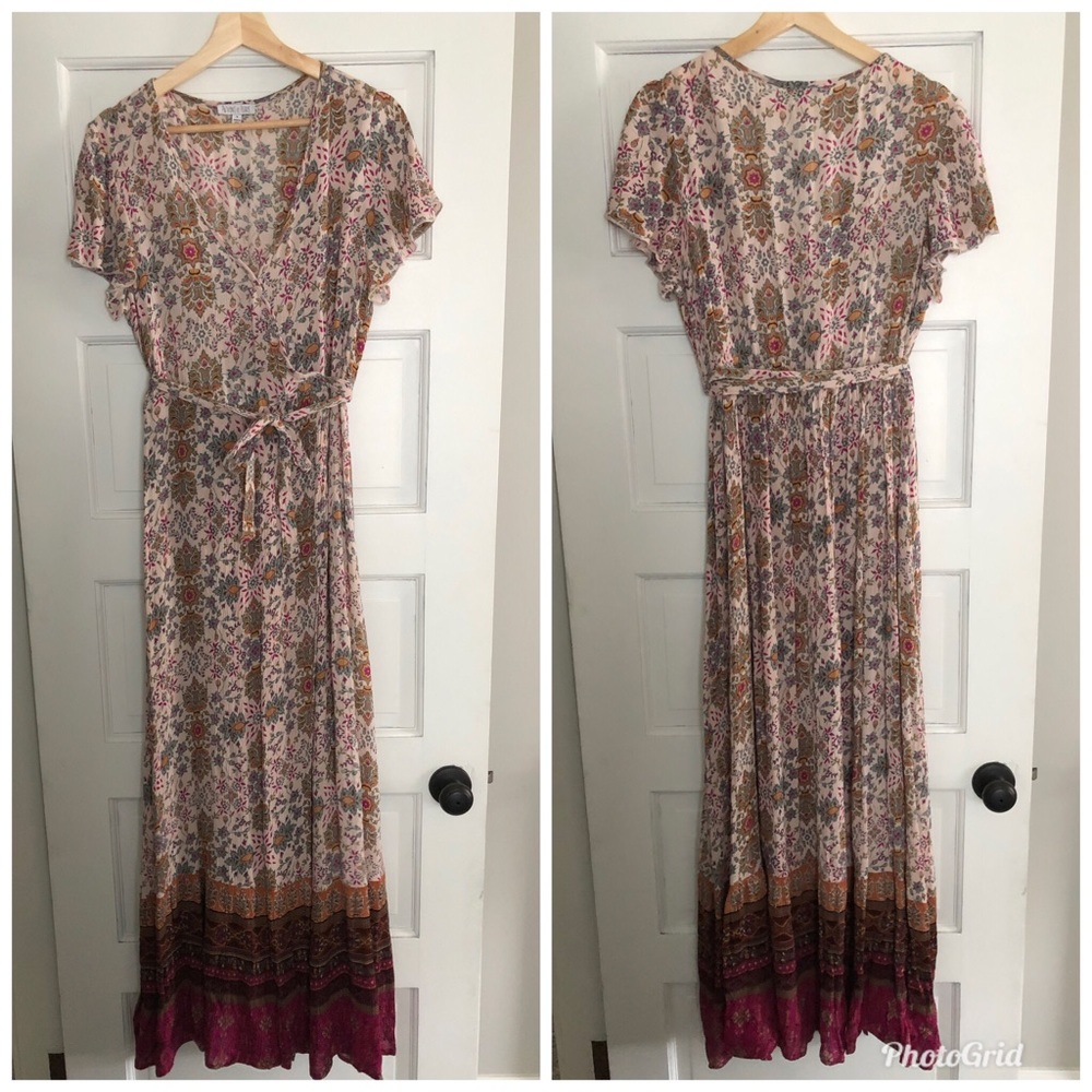 Wrap maxi dress